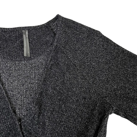 Anthropologie Brushed Ribbed Surplice Wrap Sweater - Picture 8 of 14